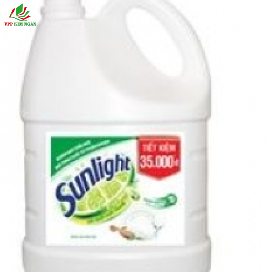 Nước rửa chén Sunlight  3,6kg - trà xanh